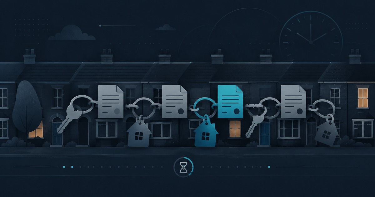 UK property conveyancing chain delays and completion timelines