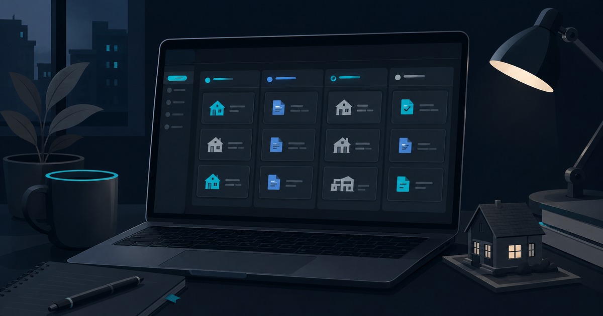 Notion workspace setup for UK property investors - deal pipeline and CRM